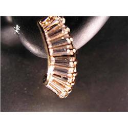 RHJ Rows of Cubic Zirconium Earrings #1423811