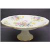 Image 1 : Hand Painted Pedestal CAKE PLATE  #1423909