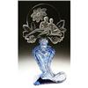 Image 1 : CZECH  ADAM & EVE BLUE PERFUME BOTTLE #1424050