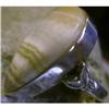 Image 1 : STERLING SILVER Estate RARE AGATE Ring Sz 6.7  #1424101