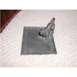 Pairpoint Quadruple Plate Dog Card Tray #1424443