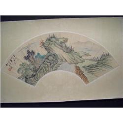 fine Chinese Fan Painting #1424466