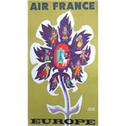 Original Air France poster by Morvan #1424630