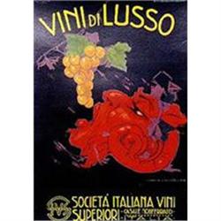 Original Italian Wine Poster, Vini di Lusso #1424653