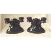 Image 1 : Candleholders Mt. Pleasant Pattern in Black #1433403