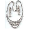 Image 1 : STUNNING  Rhinestone 3 Piece  Festoon Necklace#1433611