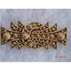 Rare 1950s Etrusceana Etruscan Gold Brooch #1433663