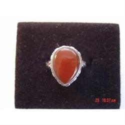 Mexican Scandinavian Sterling Carnelian Ring #1433719