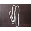 Art Deco White Glass Beaded Necklace #1433743
