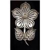 Image 1 :  Estate Mexican WIRE WORK FLower  Brooch #1433874