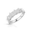 Image 1 : Natural 0.45 CTW Diamond Ring Platinum - REF-137R7K