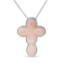 Natural 4.77 CTW Opal Necklace 14K White Gold - REF-22K5R