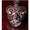Image 1 : BLUE GROTESQUE FACE JUG,NORTH CAROLINA  #1378987