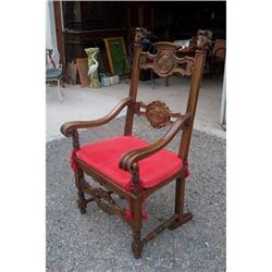 French walnut armchair C.1940 #1379000