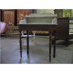 French Toilet Table with Marble Top #1379012