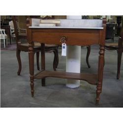 French Toilet Table with Marble Top #1379013