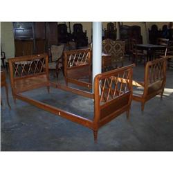 French Pair of Single Beds  Directoire  c.1930 #1379017