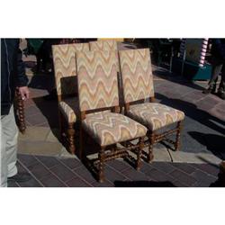 Set of 4 barley twist chairs #1379018