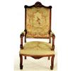 Image 1 : Mm 105 19th Century Carved Walnut Bishops Chair#1379328
