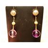 Image 1 : Lovely Art Deco Circa 1920 Amethyst Yellow Gold#1379530