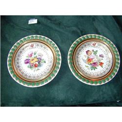 Pair of Regency Davenport Armorial Plates #1379575