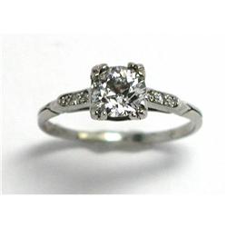 Platinum and Diamond Engagement Ring #1379604