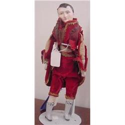 Doll Bisque Germany Man Molded Painted Hair and#1379614