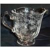 Image 1 : Fostoria Chintz Elegant Glass Footed Creamer #1391204