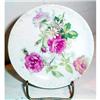 Image 1 : Limoges Rose Decorated Butter Pat -- Lovely #1391277