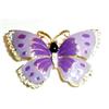 Image 1 : Lavender Enameled  Butterfly Costume Pin Brooch#1391286