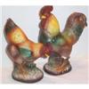 Image 1 : Pair of Colorful Chickens, Rooster and Hen #1391289