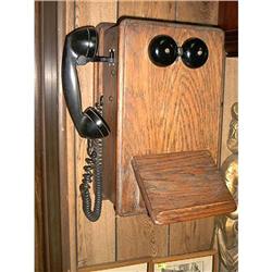 Old Wall Wooden Phone  #1398136