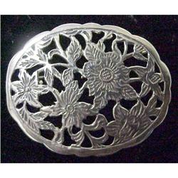 BEAUTIFUL ANTIQUE STERLING BROOCH #1398147