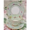 Image 1 : PARAGON CHINA 3 PIECE SET "EVANGELINE" #1398152