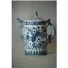 Image 1 : Blue  and  White  Porcelain  Teapot  with  Mark#1398250