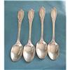 Image 1 : Sterling Silver Shiebler Teaspoons-Set of 4 #1398848