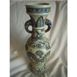 chinese blue and white porcelain vase #1398958