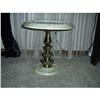 Image 1 : Antique Italian Round Marble End Table #1398969