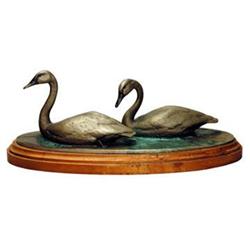 Beautiful and interesting sculpture of Swans #1399053