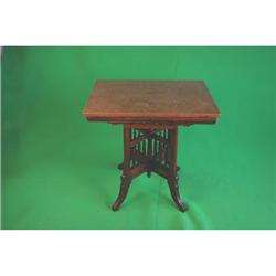 Victorian Eastlake Table w/Marble Top #1399055