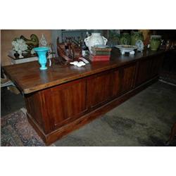 Oak 19th c. store counter #1417592