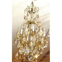 19th C Antique Baccarat Chandelier #1417827