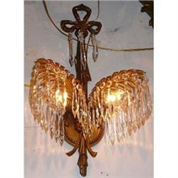 Pair of Palm Leaf Sconces Wall Lights #1417849