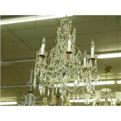 FRENCH BEADED CRYSTAL CHANDELIER #1417871