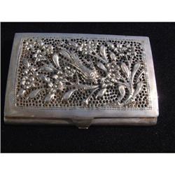 Vietnamese silver business card case  #1418117