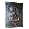 Image 1 : Antique Neptune Cast Iron Fireplace Fireback #1418153