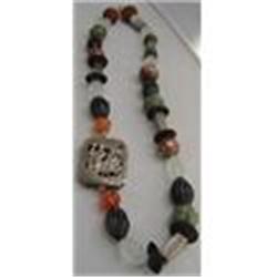 Chunky Multi Gemstone Necklace #1418193