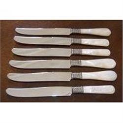 Antique Mother Of Pearl Knives #1418196