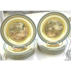 IMPORTANT SERVICE OF 12 ROYAL VIENNA PLATES #1418225