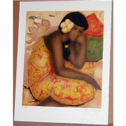 Alain Bonnefoit, Maeva, Signed Litho  #1418307